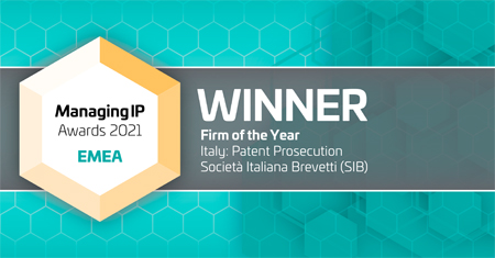 MIP Italy Patent Prosecution firm of the year 2021